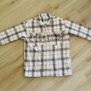 Stylish Plaid Button-Down Cardigan